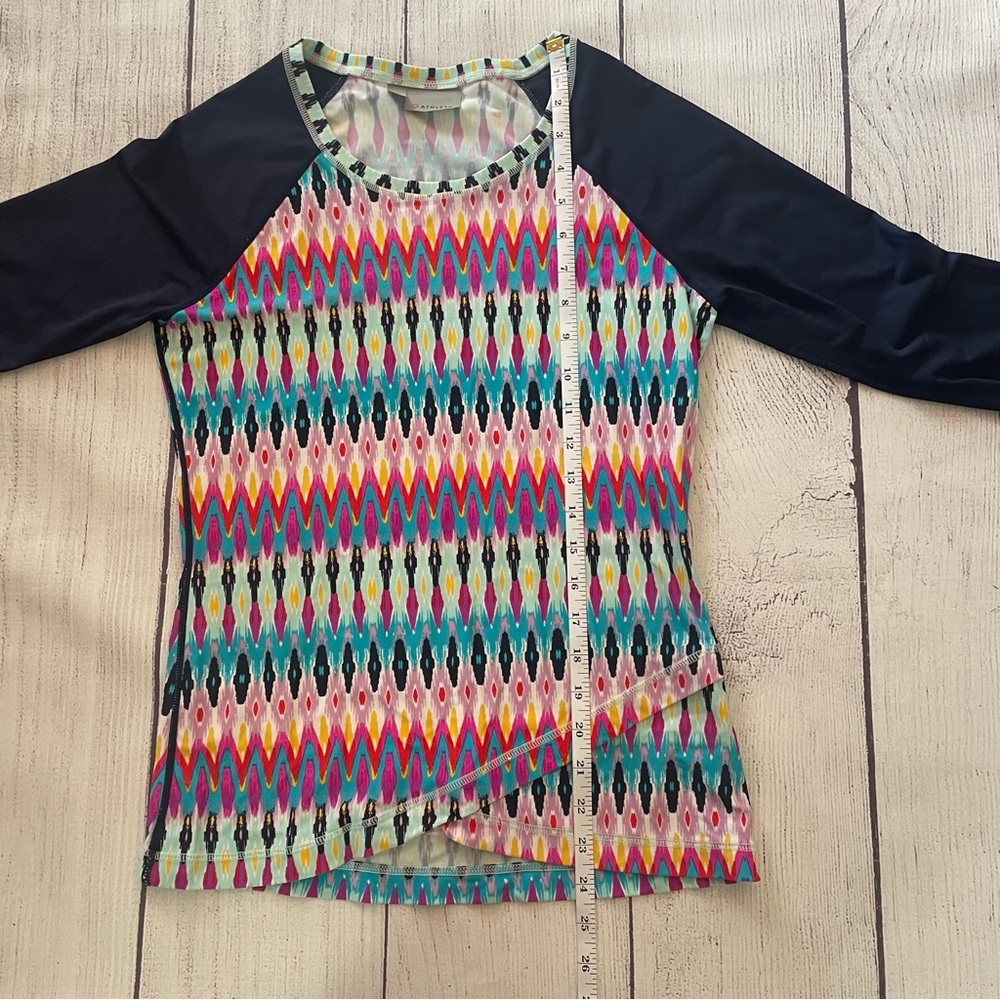 ATHLETA Boscabell Criss Cross Rash Guard Size Small - Picture 4 of 10